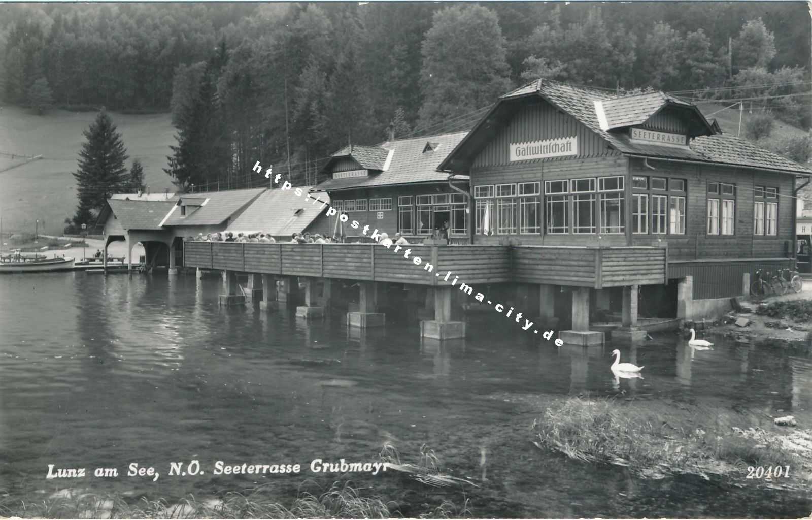 Lunz Seeterrasse Grubmayr 1964